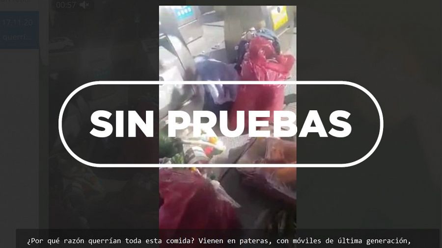 Desperdicio de comida en la basura atribuido sin pruebas a inmigrantes