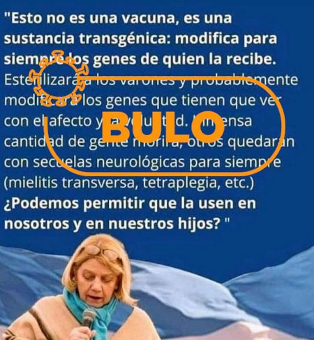 Otro de los contenidos con falsedades sobre las vacunas contra la COVID-19