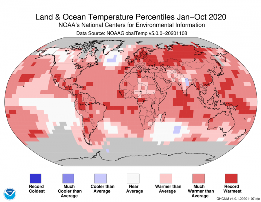 Anomalies temperatura mundial