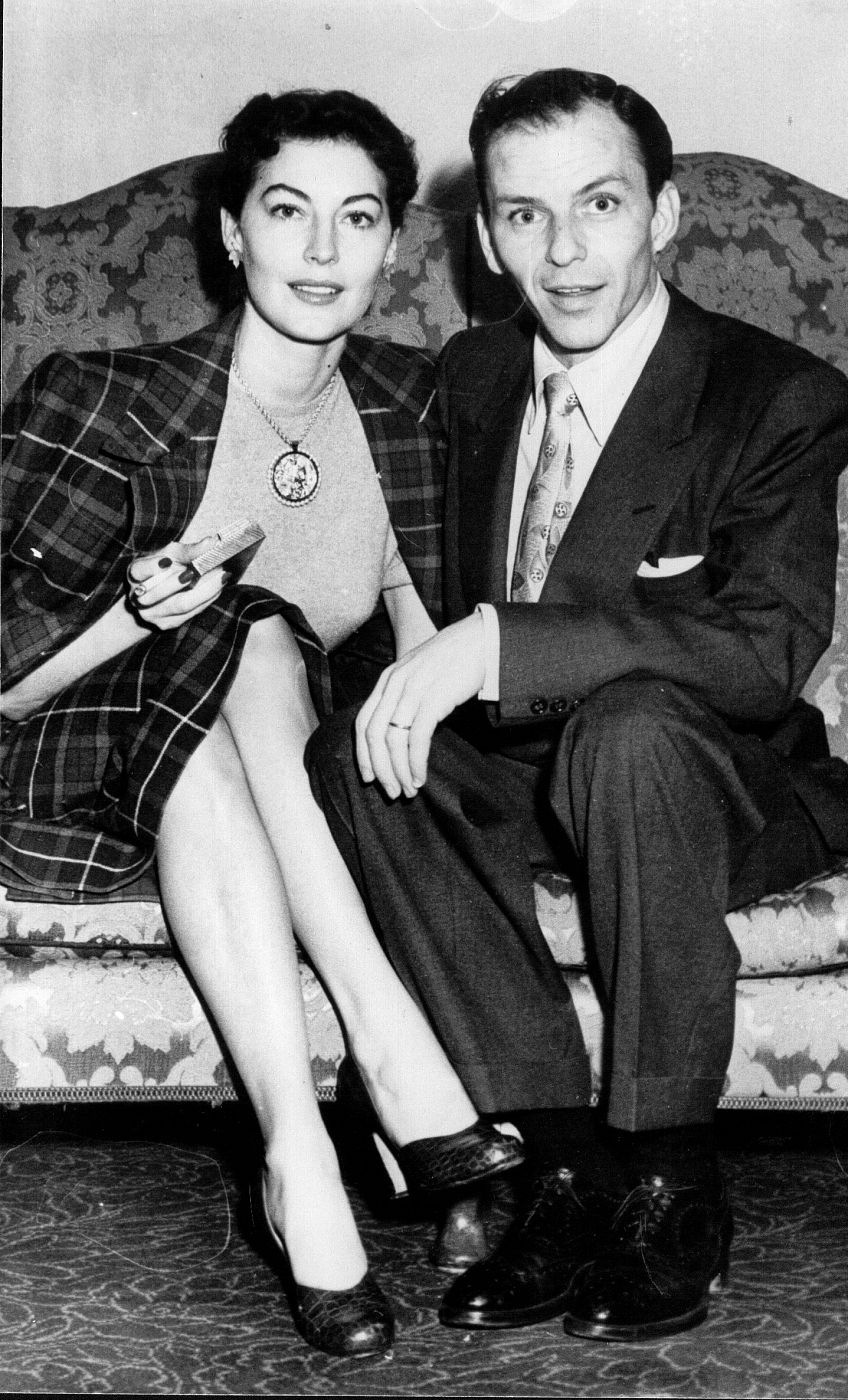Ava Gardner y el que fuese su marido, Frank Sinatra
