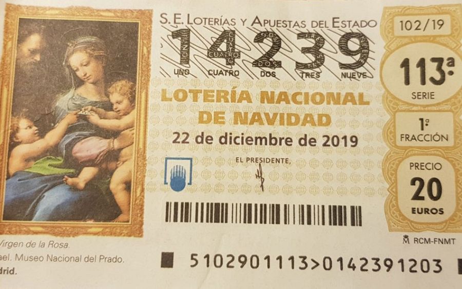 Décimo del 2019 | Lotería de Navidad 2021