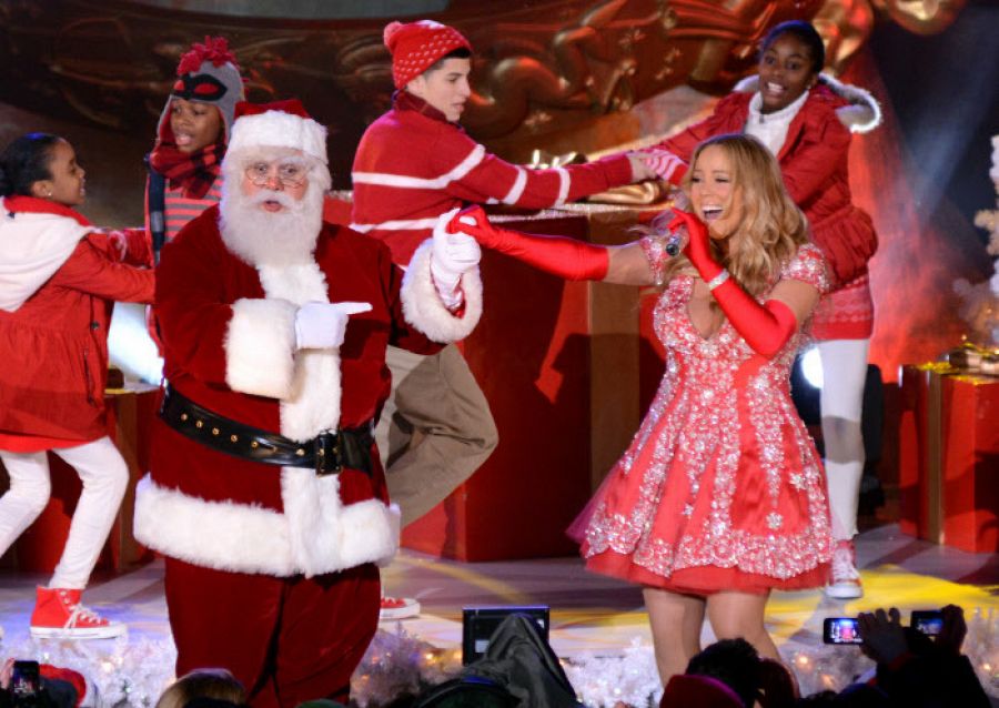 Mariah Carey y Papá Noel