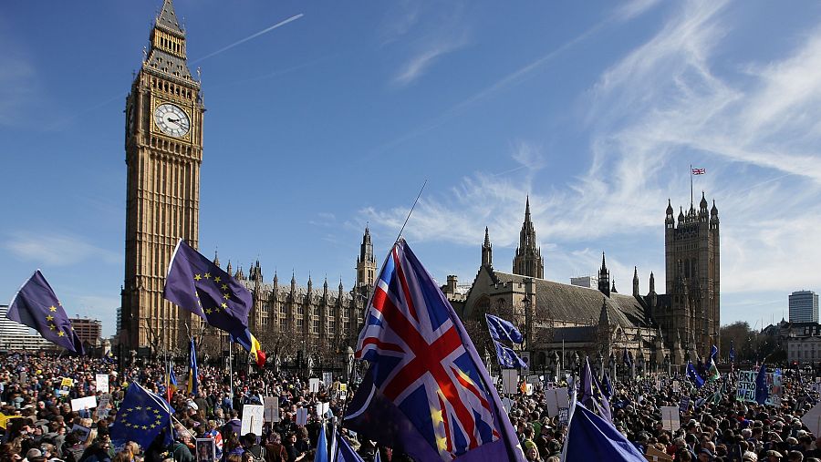 Manifestación en 2017 contra el 'Brexit' en Londres