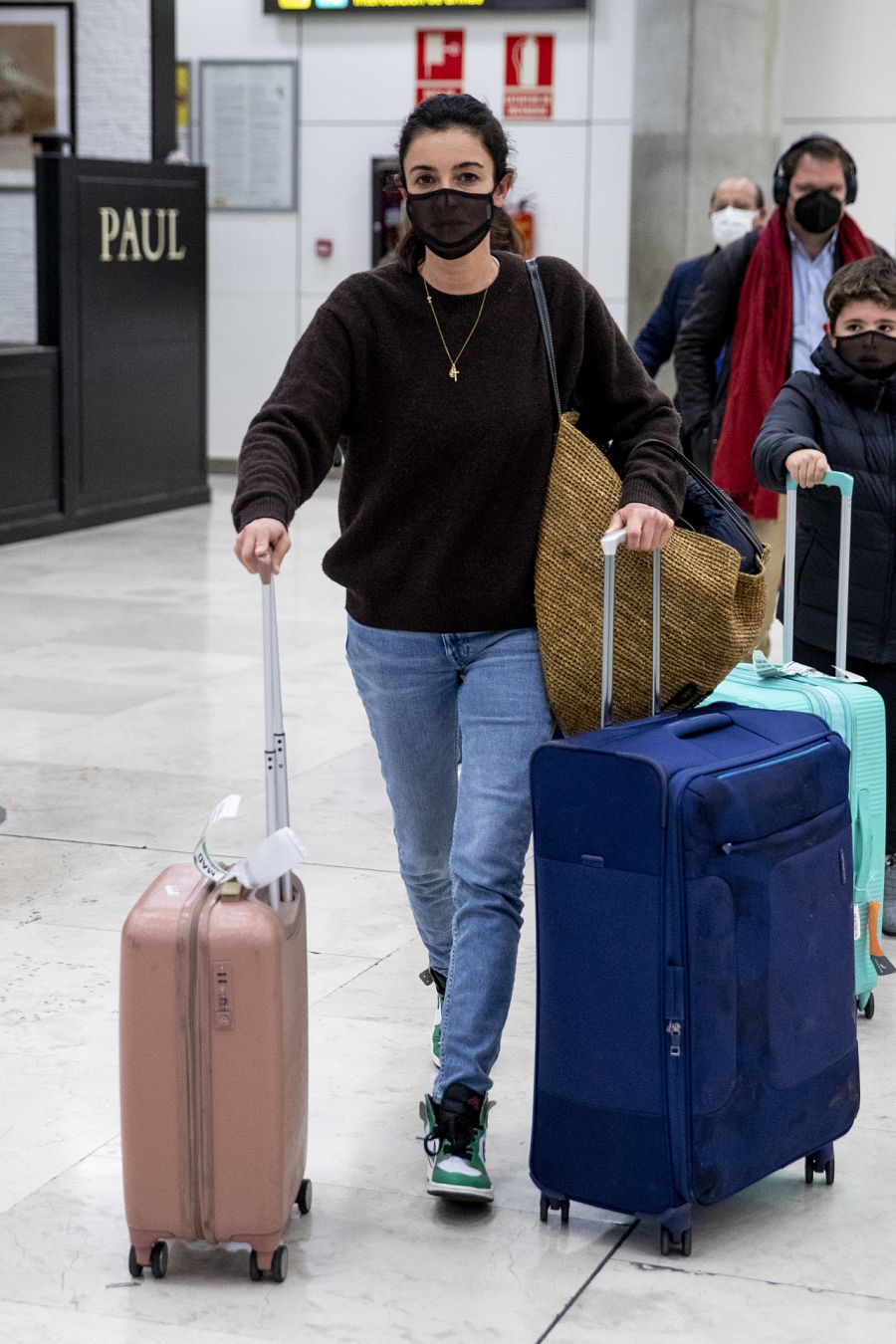 Blanca Romero regresa a Madrid para estar con su hija Lucía.