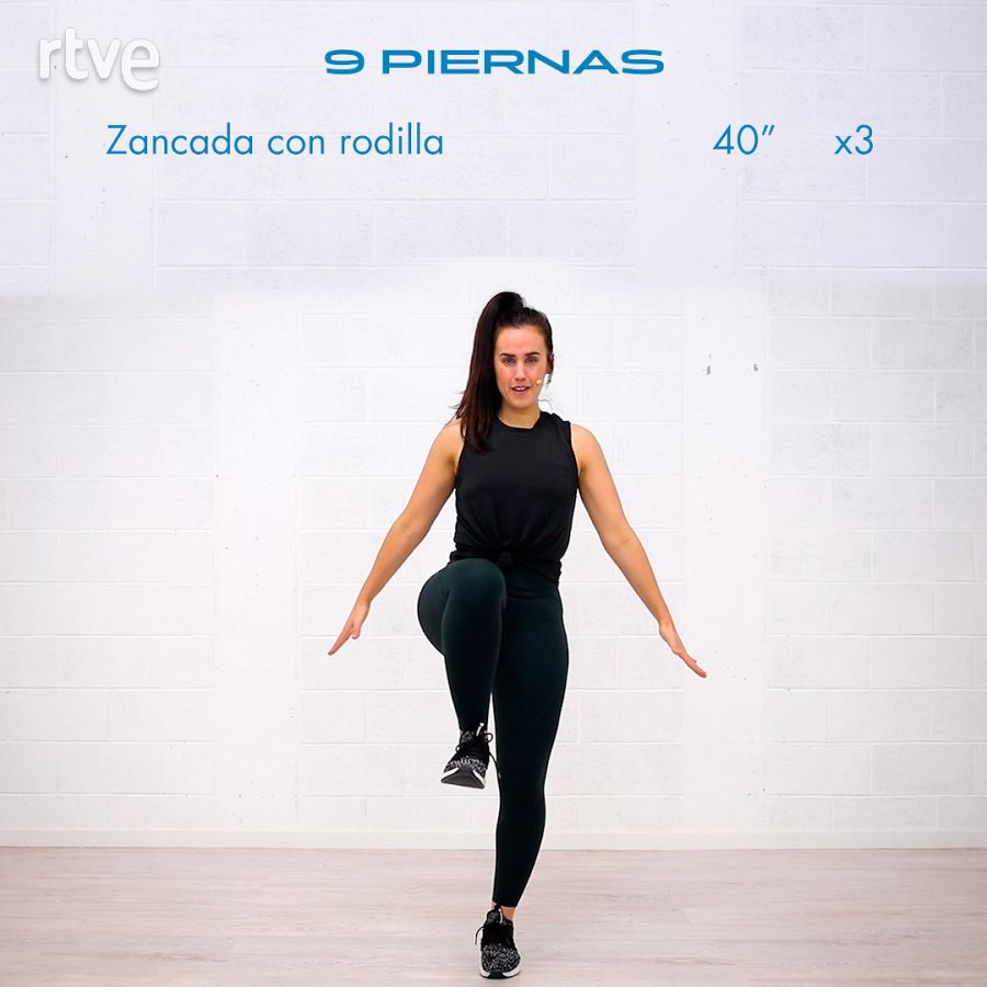Reto 3. Tercera semana. Ejercicio de piernas: zancada con rodilla