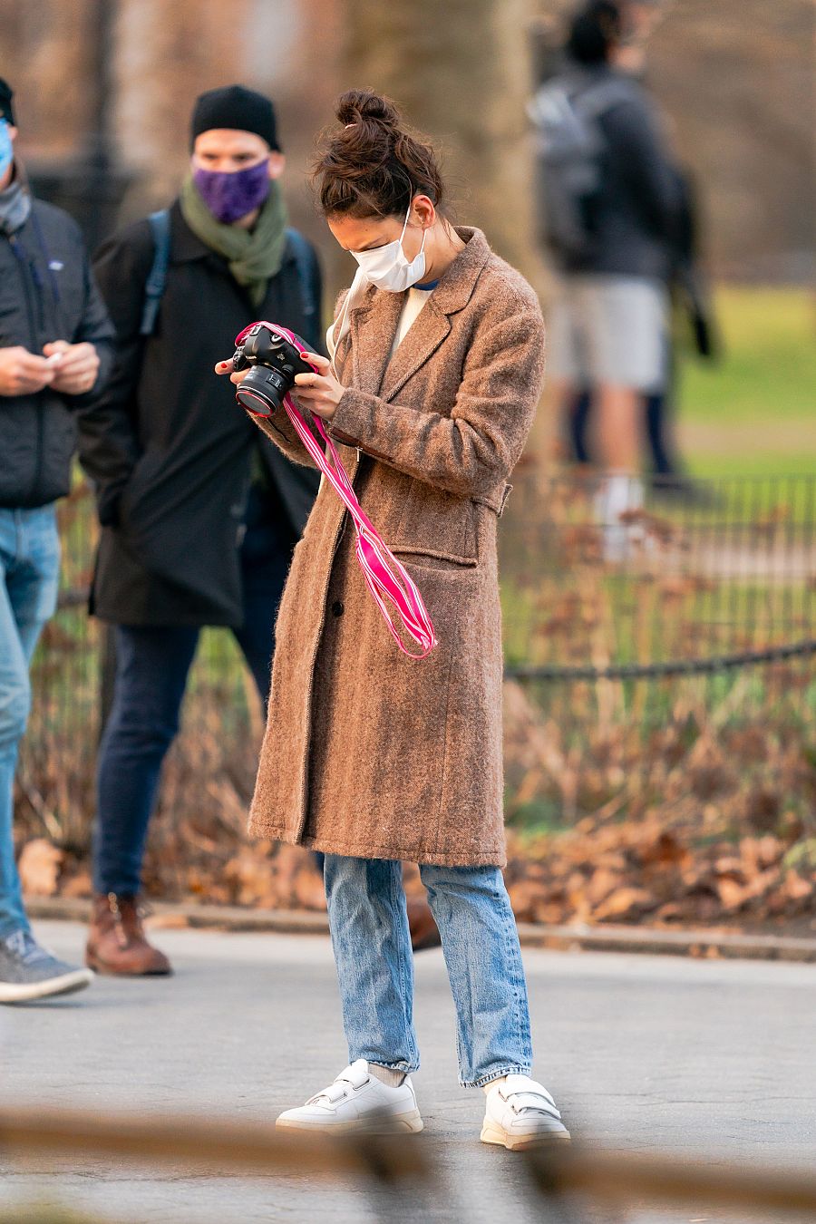 Katie Holmes en Nueva York con su cámara