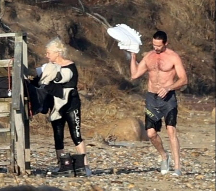 Hugh Jackman y su mujer, Deborra Lee Furness, de vacaciones en los Hamptons