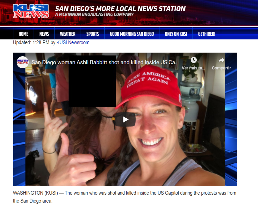 Ashli Babbit, una de las víctimas del asalto al Capitolio