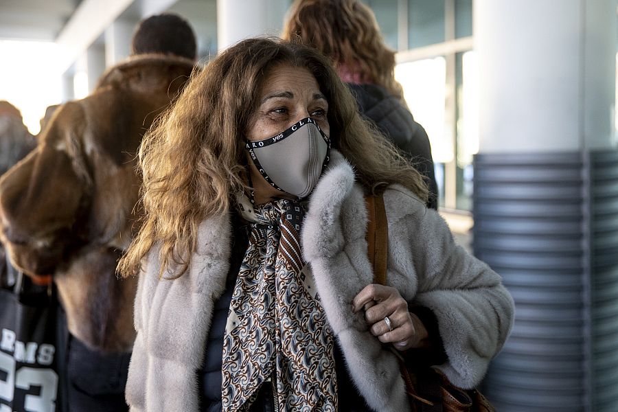 Lolita Flores vuelve a Madrid tras el temporal Filomena