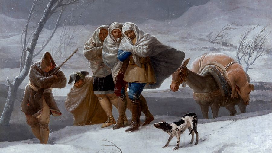 'La nevada' o 'El Invierno', Francisco de Goya.