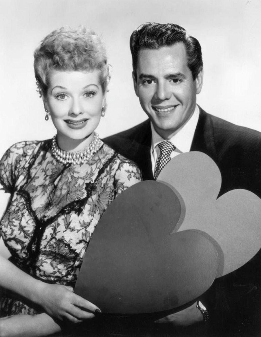 Lucille Ball y Desi Arnaz, hacia 1955