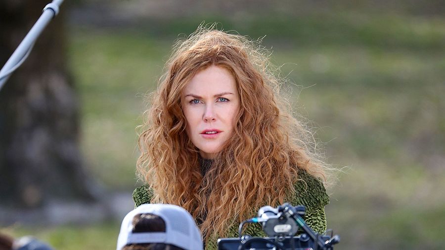 Nicole Kidman durante el rodaje de 'The Undoing'