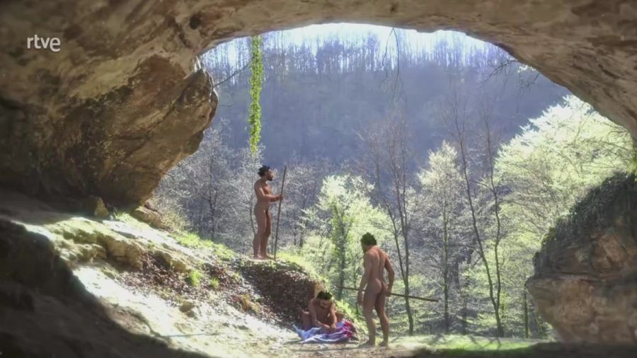 La imagen nos da una idea de la vida de los primeros pobladores de Atapuerca