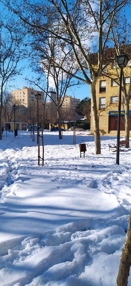 Imagen que envía un vecino de Orcasitas, donde numerosas calles y plazas son 