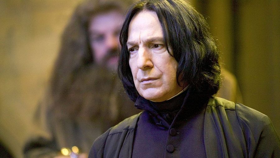 Alan Rickman como Snape en 'Harry Potter'
