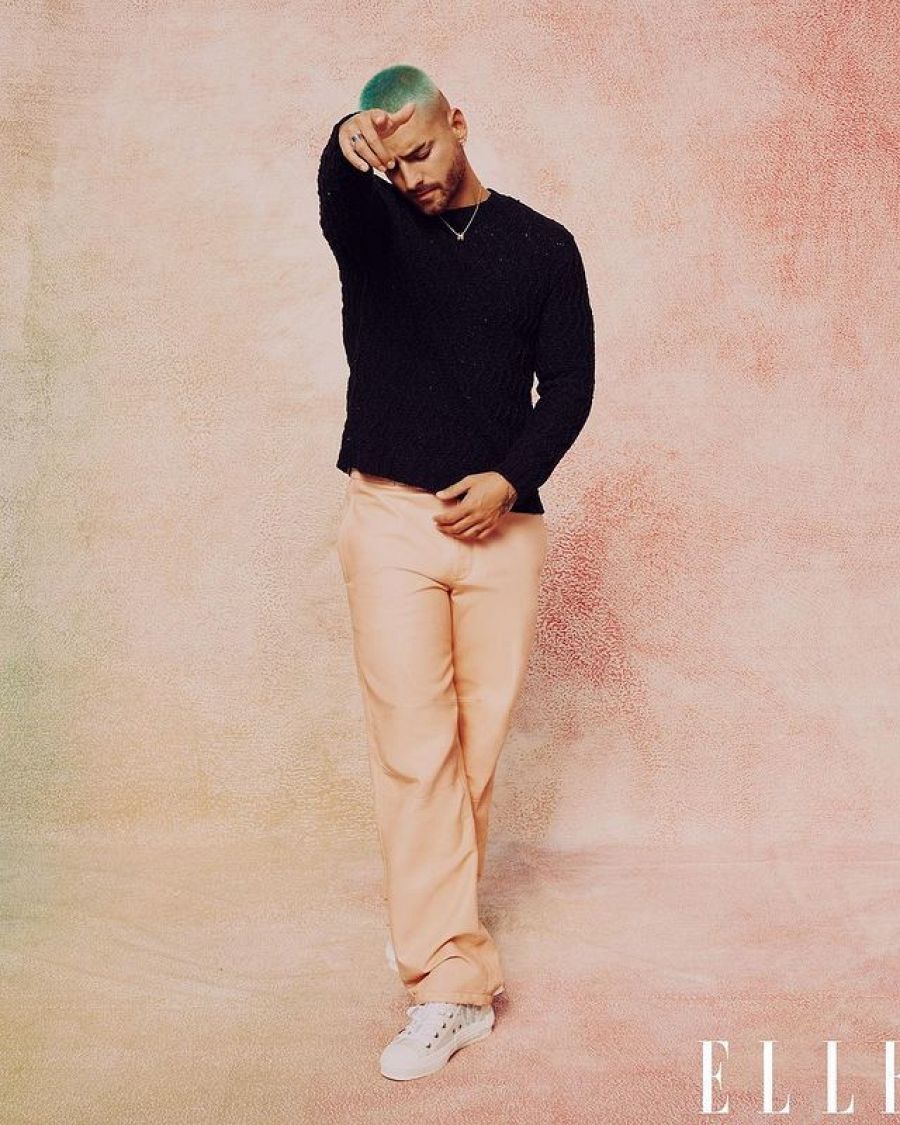 Maluma protagoniza la portada de la revista de moda 'Elle'