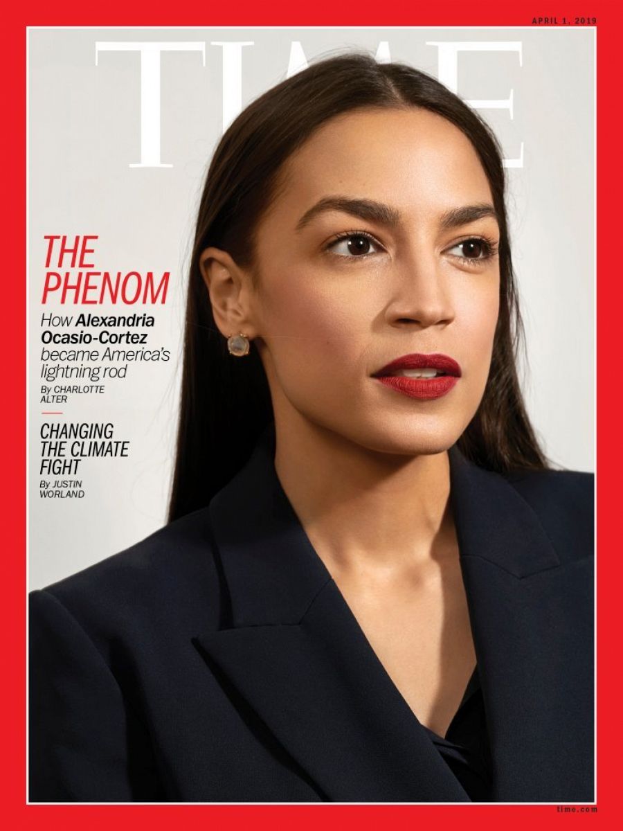 Alexandria Ocasio-Cortez en la portada de la revista 'Time'