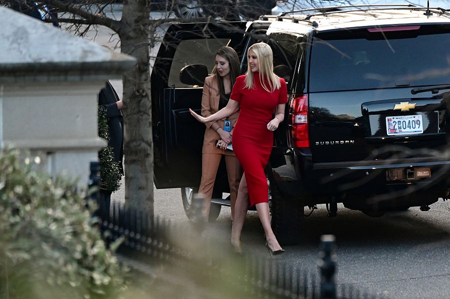 Ivanka Trump abandona el ala oeste de la Casa Blanca, 14 de enero de 2020