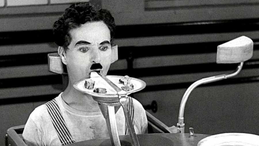 'Tiempos Modernos', Chaplin (1936)