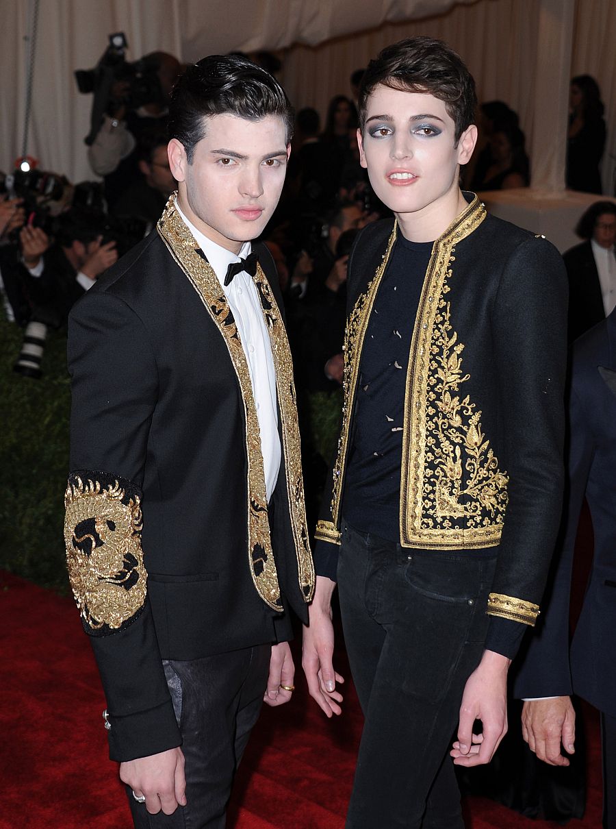 Peter Brant Jr. y Harry Brant en la MET Gala de 2013