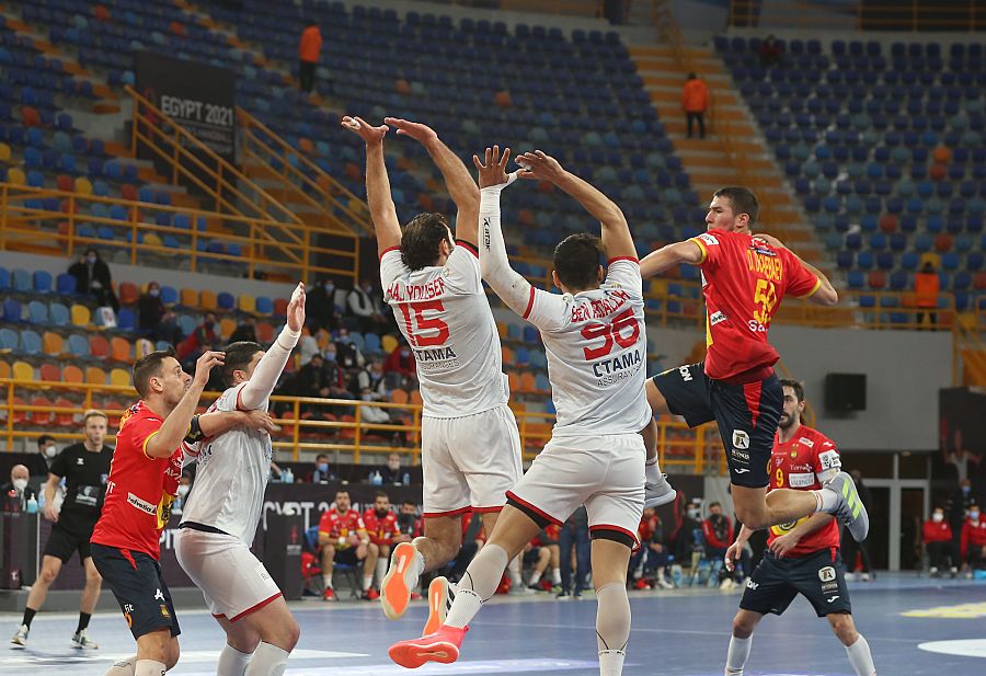 Dani Dujshebaev en la selección española de balonmano