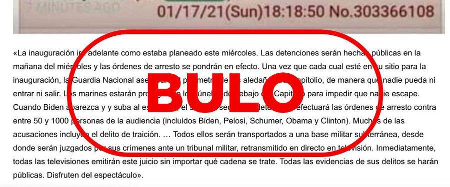 Captura web con la palabra bulo de VerificaRTVE.