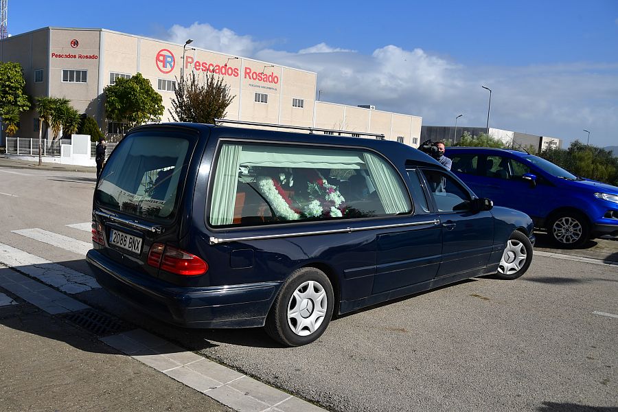 El féretro de José Rivera 'Riverita'