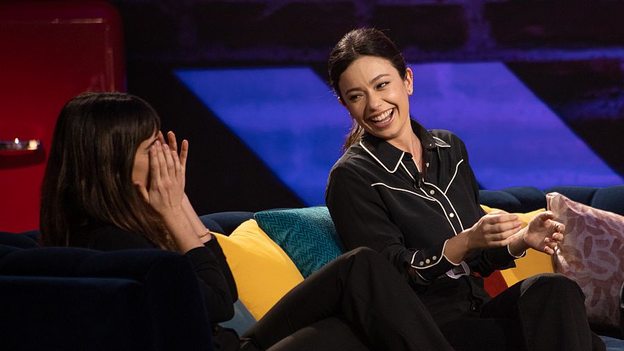 Macarena García y Anna Castillo durante el programa de 'La noche D'