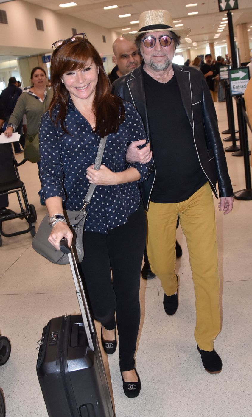 Joaquín Sabina y su esposa Jimena