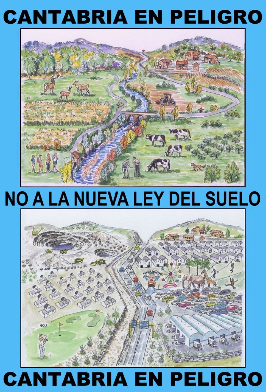 Cartel creado por la iniciativa Cantabria Sostenible