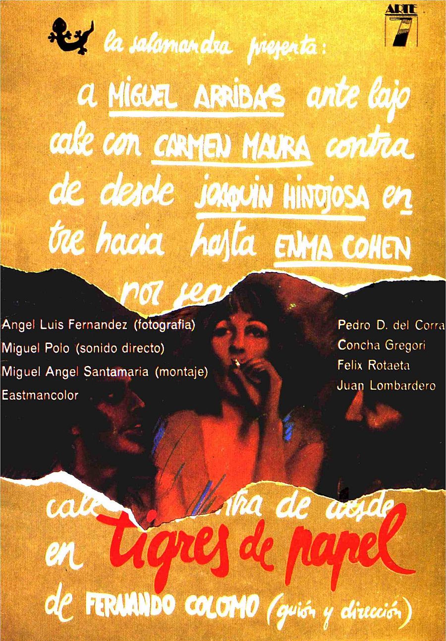 Cartel 'Tigres de papel', (1977)