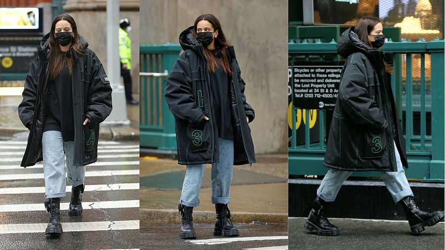 La cantante Rosalía paseando por las calles de Nueva York