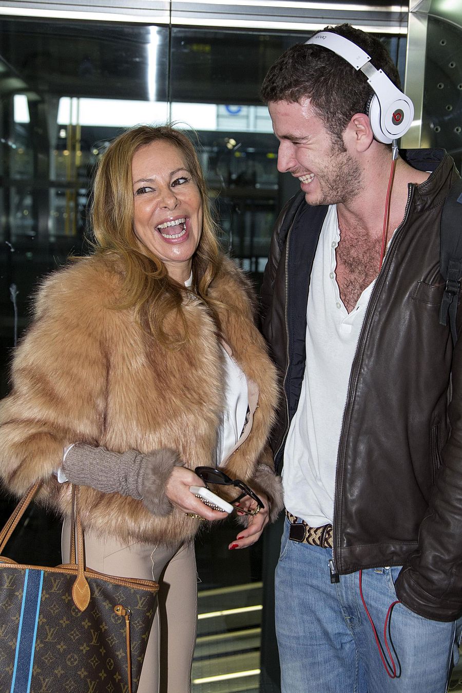 Ana Obregón con su hijo Álex Lequio