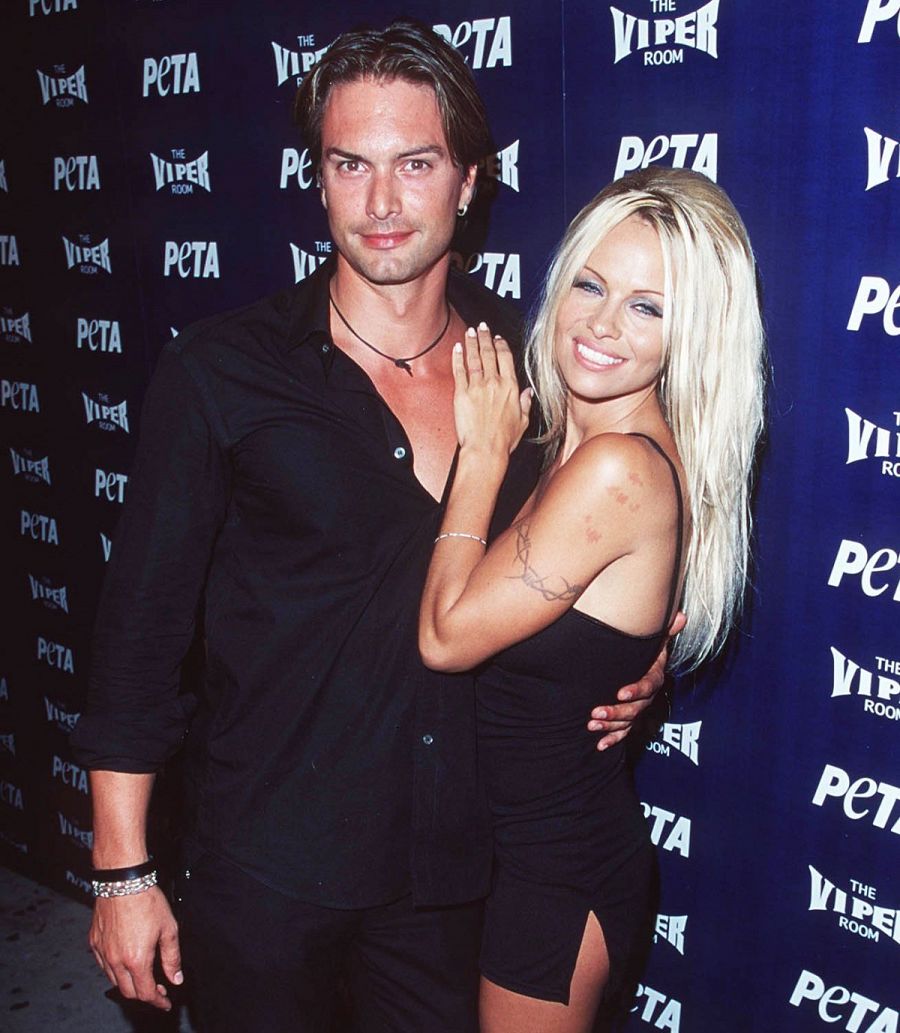 Pamela Anderson con Marcus Schenkenberg