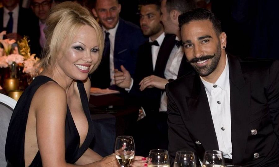 Adil Rami y Pamela Anderson fueron novios