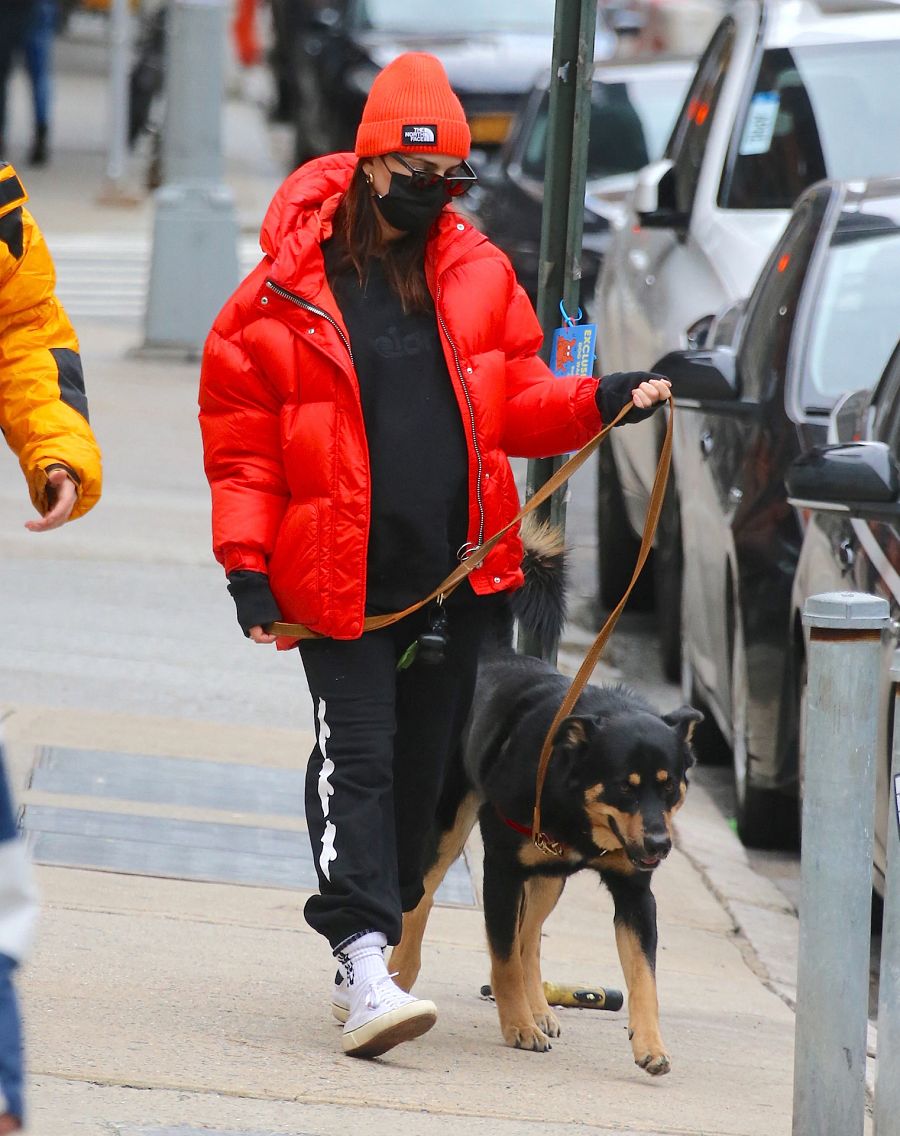 Emily Ratajkowski y Colombo en NY