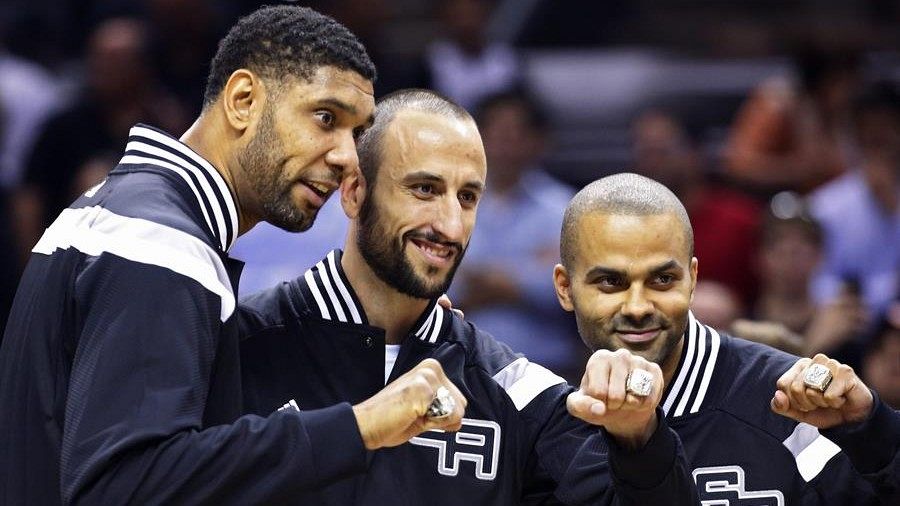 Duncan, Ginóbili y Parker, el 'Big Three' con más victorias de la NBA
