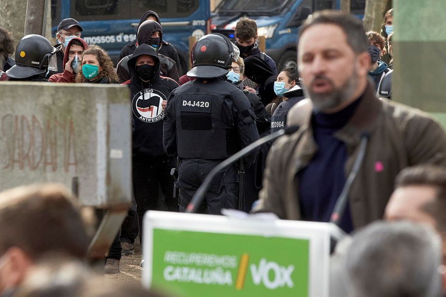 Acto de Santiago Abascal en Girona