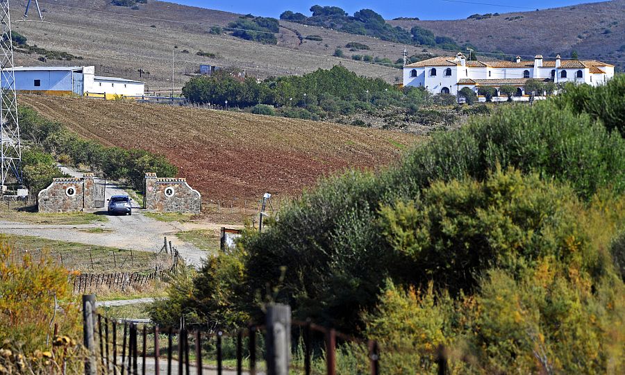 La finca de Cantora desde fuera