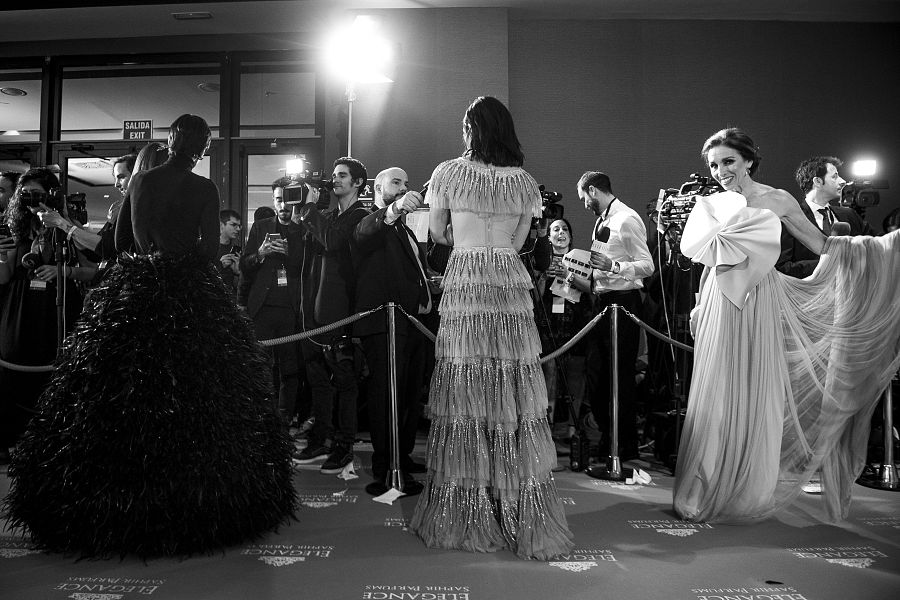 Ana Belén en la sala de prensa en la 31ª edición de los Premios Goya, 2017, cuando recibió el Goya de Honor