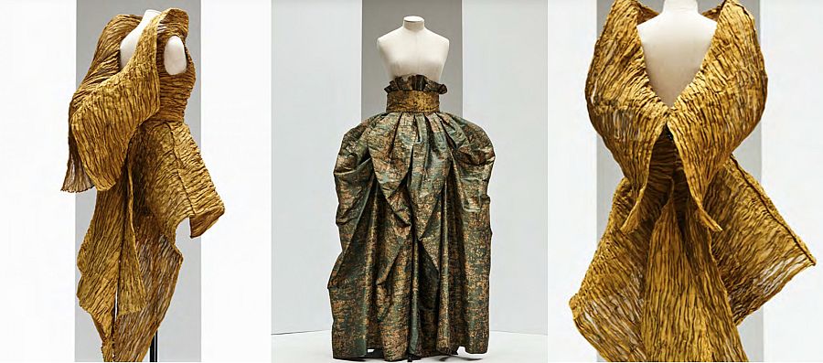 Vestido 'Zurbarán' (Laterales) y falda 'Barroca'. Fotografías del catálogo de la exposición 'Jesús del Pozo', Gorka Postigo.