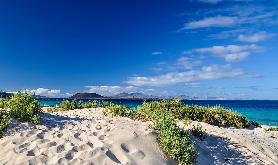 Fuerteventura, en el archipiélago de Canarias