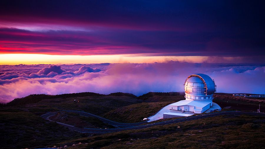 Observatorio del Roque de los Muchachos en la isla de La Palma