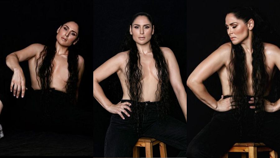 Rosa López posa para celebrar sus 40 años