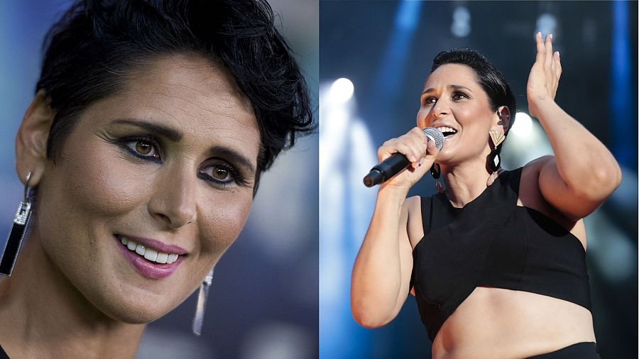 Rosa López vuelve a probar suerte con un look a lo garçon en 2017