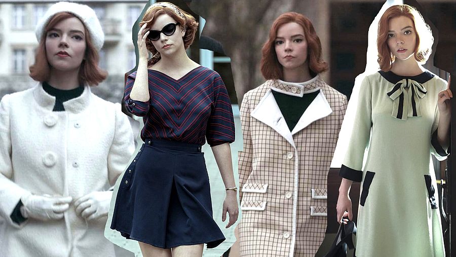 Algunos 'looks' de Beth en 'Gámbito de Dama'