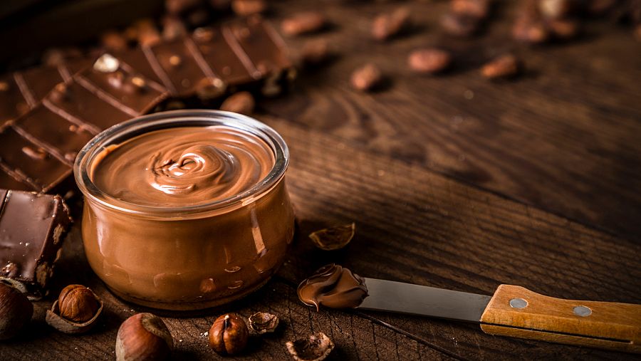 Crema de chocolate y avellanas