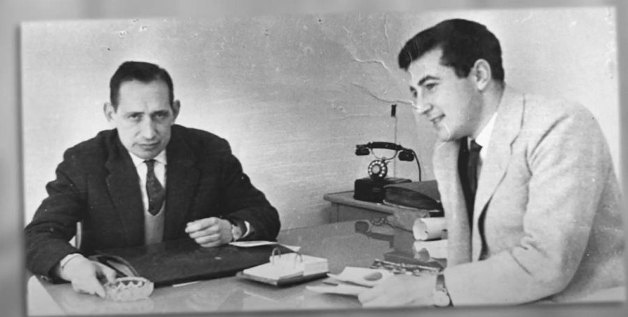 Manuel Leguineche y Miguel Delibes