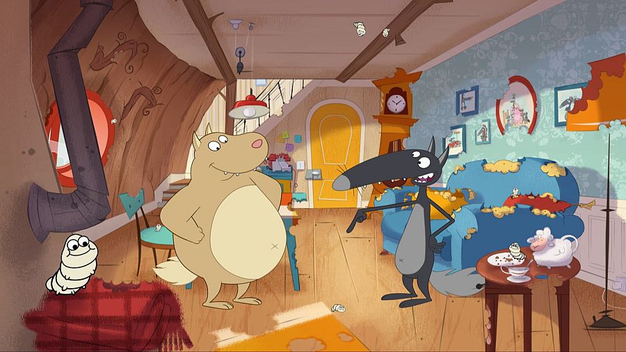 'Lobo' se disfraza de tejedor... ¡con gusanos!