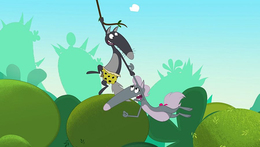 'Lobo' se disfraza de Tarzán